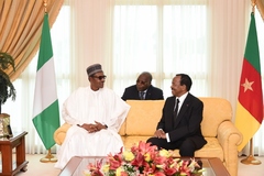 Accueil du Président Buhari à l'Aéroport de Yaoundé-Nsimalen (3)