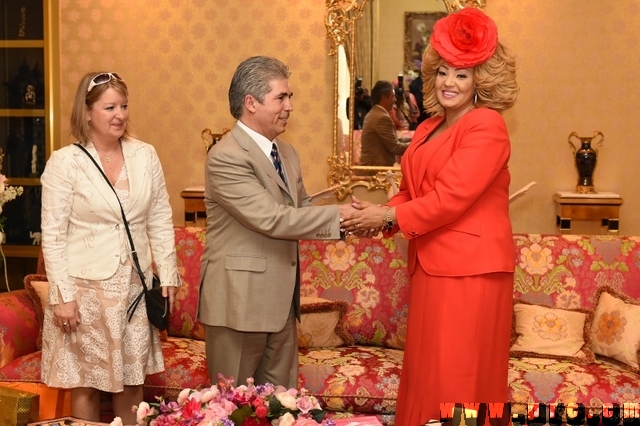 Audience accordée par Mme Chantal BIYA à M. YASIN ERDEM, président de la Chambre de commerce Canada-Cameroun-Afrique de l’Ouest (6)