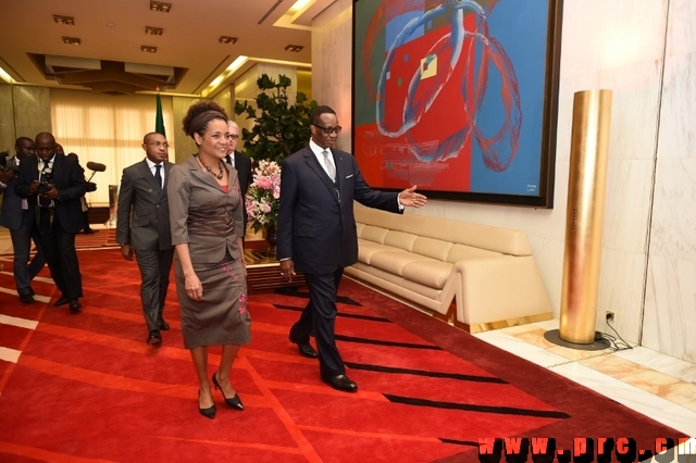 La SG de l'OIF reçue en audience puis à déjeuner au Palais de l'Unité (3)