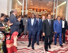 Sommet Extraordinaire des Chefs d'Etat d'Afrique Centrale - Dîner offert au Palais de l'Unité (8)