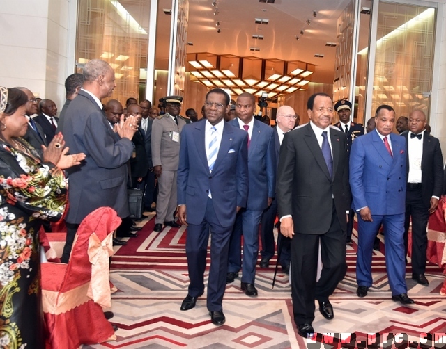 Sommet Extraordinaire des Chefs d'Etat d'Afrique Centrale - Dîner offert au Palais de l'Unité (8)