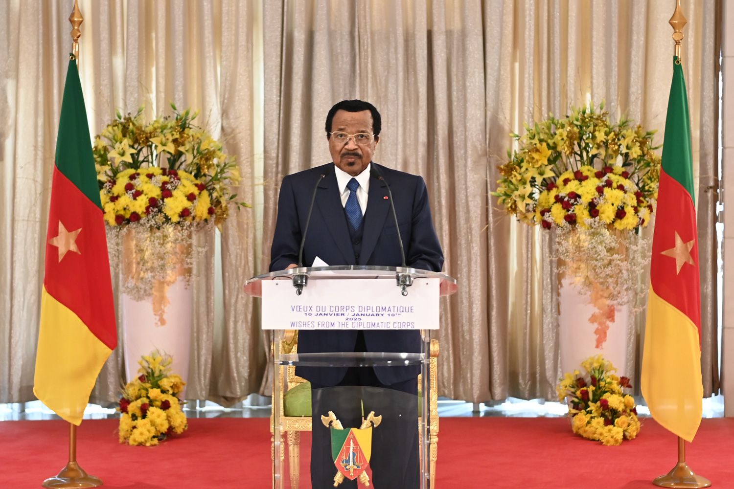 Discours du Chef de l’Etat en réponse aux vœux du Corps Diplomatique, le 10 janvier2025