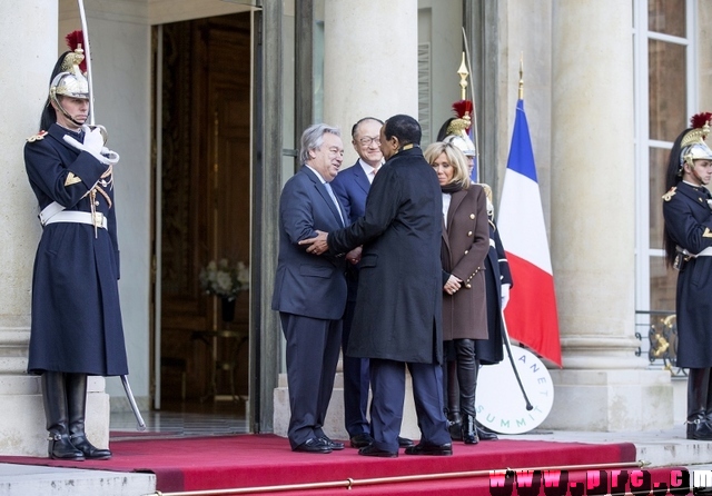 One Planet Summit - Déjeuner à l'Elysée en l'honneur des Chefs d'Etat et de délégations (1)