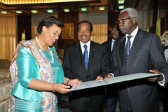 Visite Officielle au Cameroun de la Très Honorable Patricia Scotland QC, Secrétaire Général du Commonwealth (6)