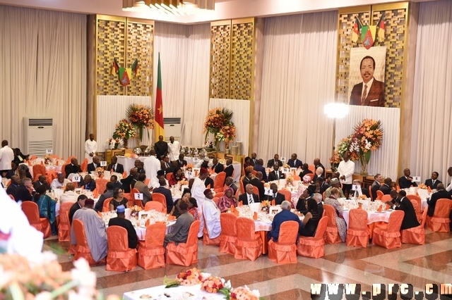 Dîner d'Etat en l'honneur du Président Buhari au Palais de l'Unité