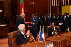 Visite d'Etat au Cameroun de S.E. Sergio MATTARELLA, Président de la République Italienne (15)