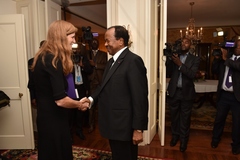 Paul BIYA et Samantha Power Ambassadeur des USA à l'ONU (1)