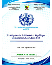 Le Président Paul BIYA à la 72ème Assemblée Générale des Nations Unies