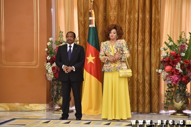 Réception des Lionnes Indomptables au Palais de l'Unité (12)