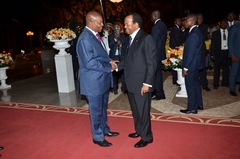 Sommet Extraordinaire des Chefs d'Etat d'Afrique Centrale - Dîner offert au Palais de l'Unité (1)