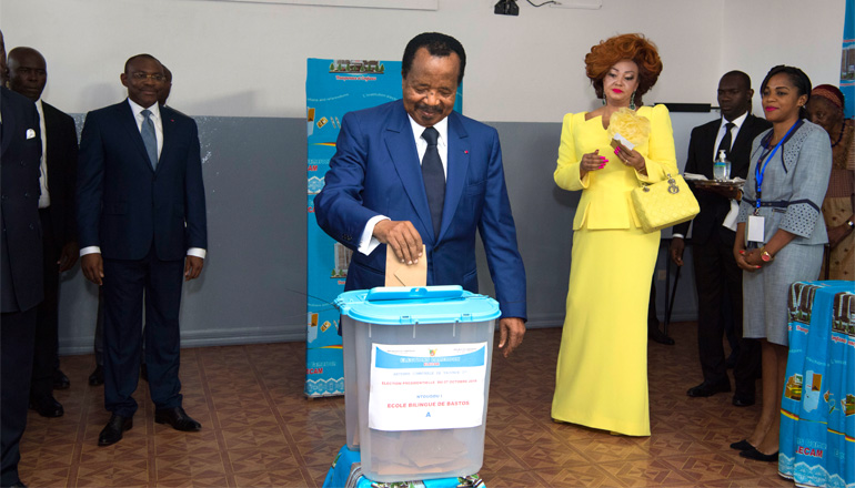 Présidentielle 2018: Vote de S.E. Paul BIYA le 7 octobre