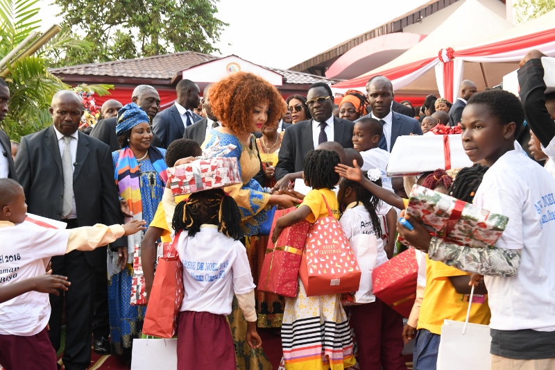 Christmas Tree Lighting at Chantal BIYA Foundation (24)