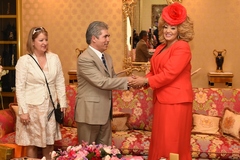 Madam Chantal BIYA grants audience to Yasin ERDEM, president of the Canada-Cameroon-West Africa Chamber of Commerce (5)