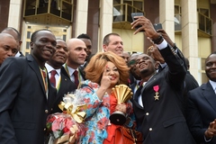 Réception offerte au Palais de l'Unité en l’honneur des Lions Indomptables (21)