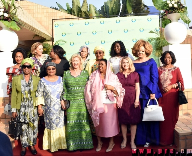 Déjeuner-débat des Premières Dames pour le lancement du Fonds Vert R20  (1)