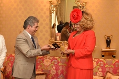 Madam Chantal BIYA grants audience to Yasin ERDEM, president of the Canada-Cameroon-West Africa Chamber of Commerce (7)