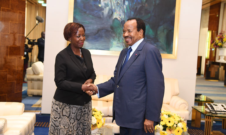 Audience avec Mme Louise Mushikiwabo, SG de la Francophonie