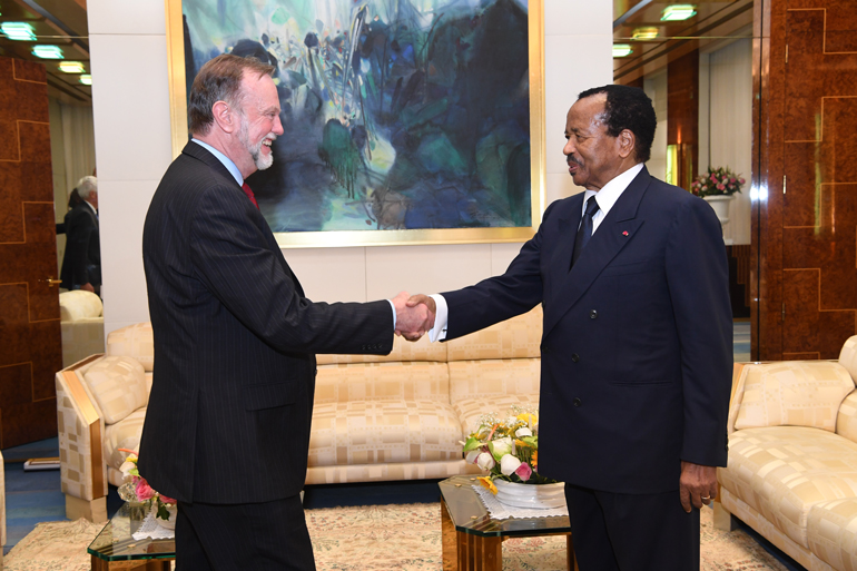 Audience accordée le 18 mars par S.E. Paul Biya à M. Tibor Nagy