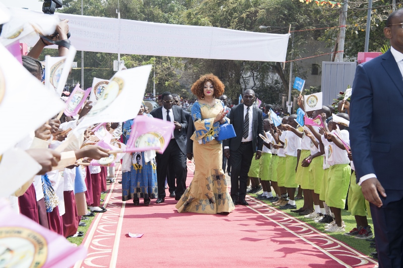 Christmas Tree Lighting at Chantal BIYA Foundation