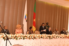 La SG de l'OIF reçue en audience puis à déjeuner au Palais de l'Unité (29)