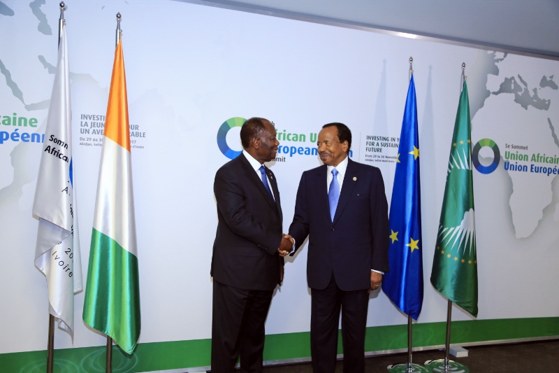 Participation of H.E. Paul BIYA at the 5th African Union - European Union Summit, Abidjan 29-30 November 2017.