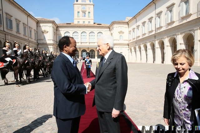 Cérémonie d'au revoir à Chef de l'Etat et Mme Chantal BIYA (1)