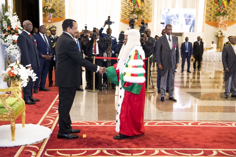 Cérémonie de présentation des vœux de Nouvel An 2019 au Président Paul Biya (33)