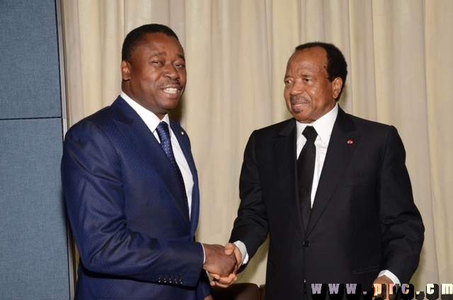 Paul BIYA et le Président du Togo, Faure GNASSINGBE (1)