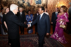 Dîner au Palais du Quirinale en l'honneur du Couple Présidentiel Camerounais (1)