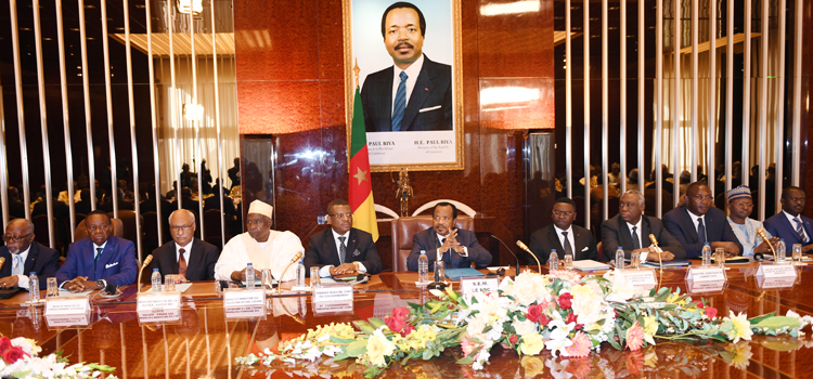 Un Conseil ministériel au Palais de l’Unité