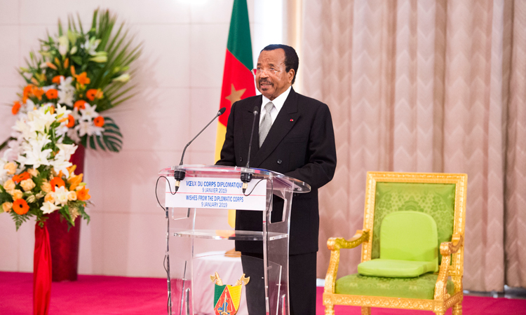 Discours de S.E. Paul BIYA en réponse aux vœux de Nouvel An 2019 du Corps diplomatique