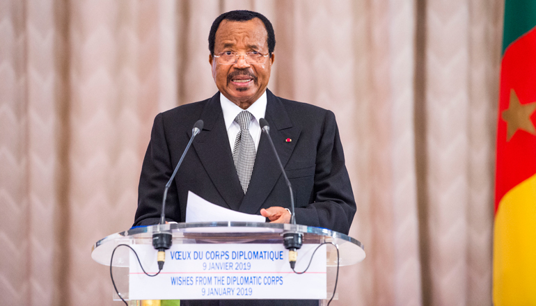 Discours de S.E. Paul BIYA en réponse aux vœux de Nouvel An 2019 du Corps diplomatique