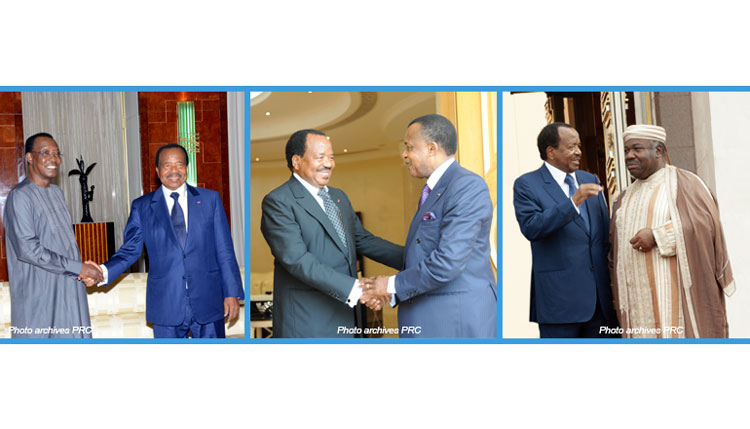 Le Chef de l’Etat félicite ses homologues d’Afrique Centrale