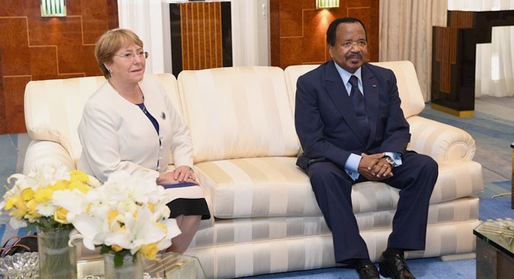 President BIYA Holds Talks with UN High Commissioner for Human Rights