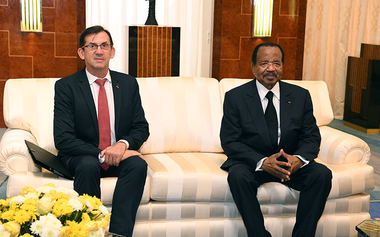 French Ambassador Holds Goodbye Audience with President Paul BIYA 