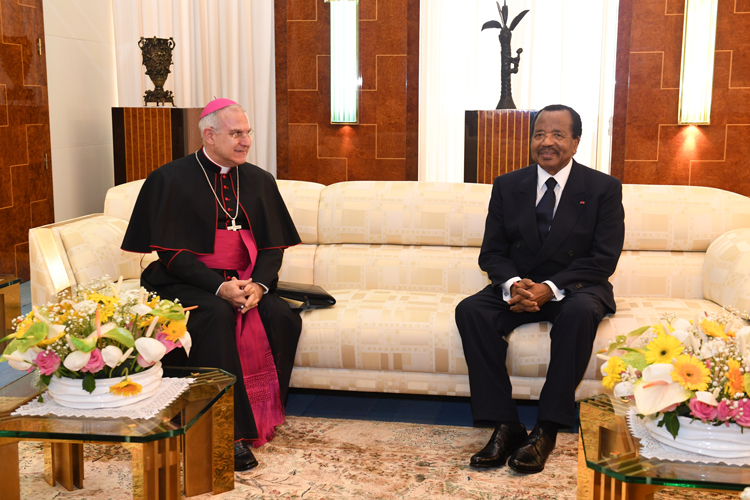 Pope FRANCIS sends Reassuring Message to President Paul BIYA