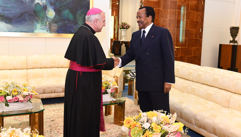 Pope FRANCIS sends Reassuring Message to President Paul BIYA