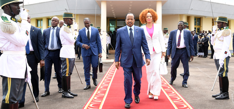 Cameroon’s Presidential Couple Travels to Europe