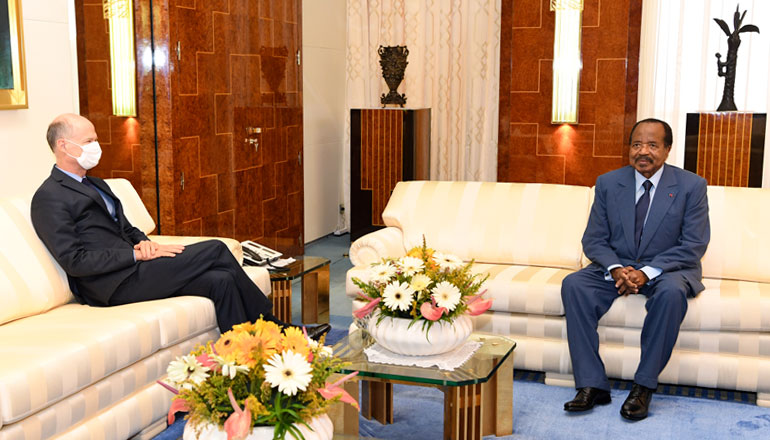 President Paul BIYA, French Ambassador Discuss Fight against Coronavirus