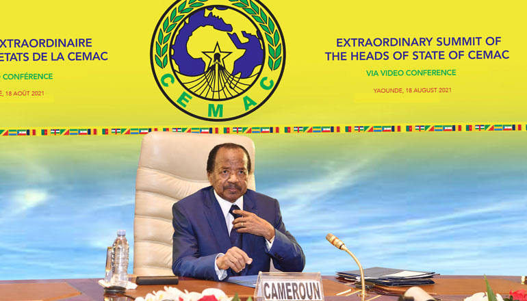 Closing speech by H.E. Paul BIYA during the Extraordinary Virtual Summit of Heads of State of CEMAC
