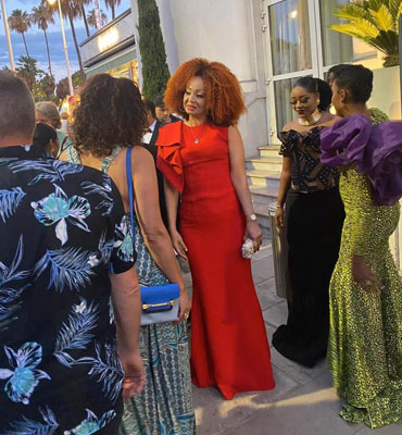 Mme Chantal Biya à la cérémonie de clôture de la 74ème édition du Festival de Cannes