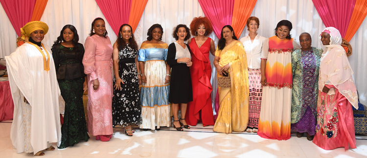 First Lady Chantal BIYA meets Spouses of Diplomatic Corps