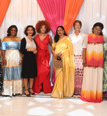 First Lady Chantal BIYA meets Spouses of Diplomatic Corps
