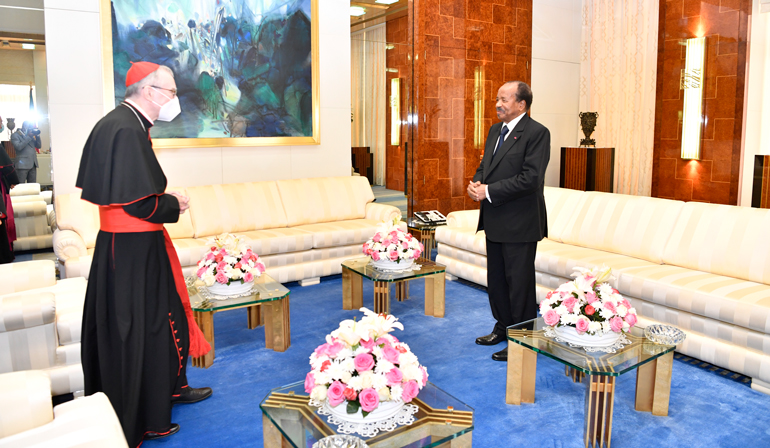 President Paul BIYA, Cardinal Parolin Discuss Reconciliation and Peace in Cameroon