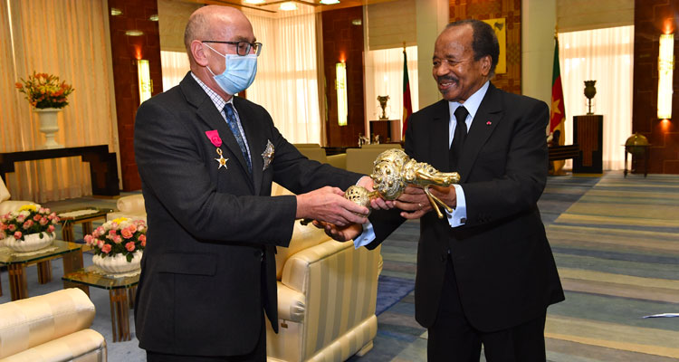 President Paul BIYA bids Farewell to British High Commissioner