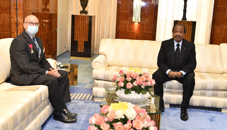 President Paul BIYA bids Farewell to British High Commissioner