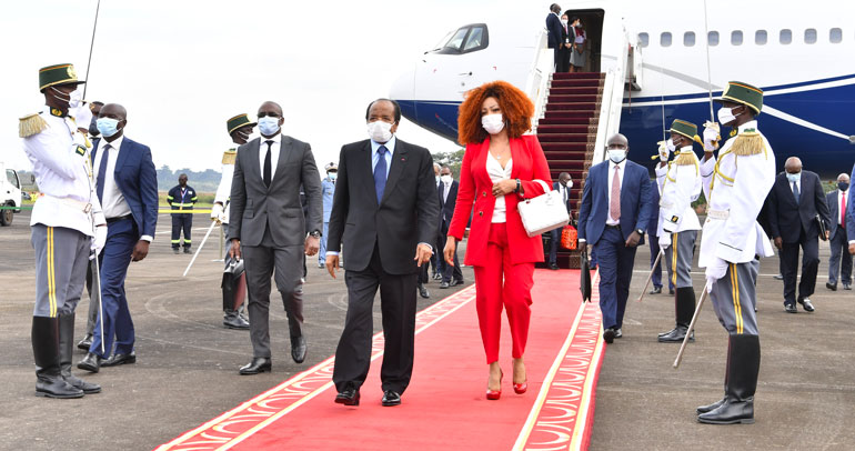 Presidential Couple Back in Cameroon