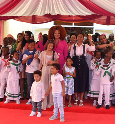 ‘Les Coccinelles’ Thank Patroness Chantal BIYA for Steadfast Support 
