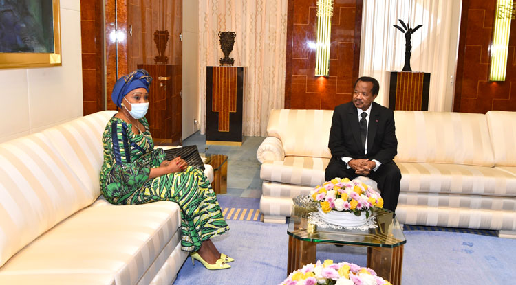 President Paul BIYA receives Congolese Envoy Ingrid Olga Ghislaine Ebouka-Babackas