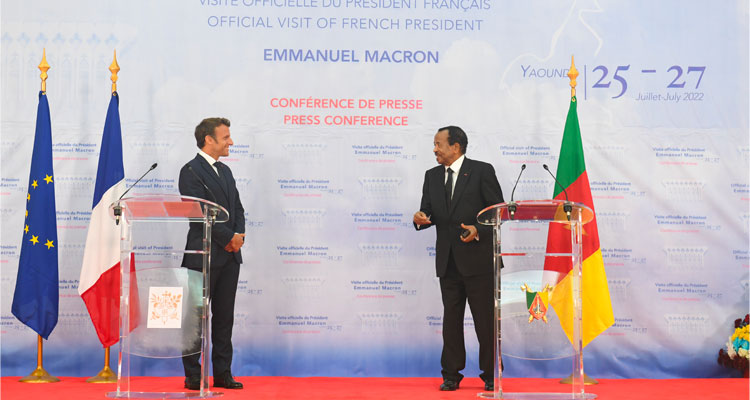 Paul BIYA - Emmanuel MACRON. Large convergence de vues